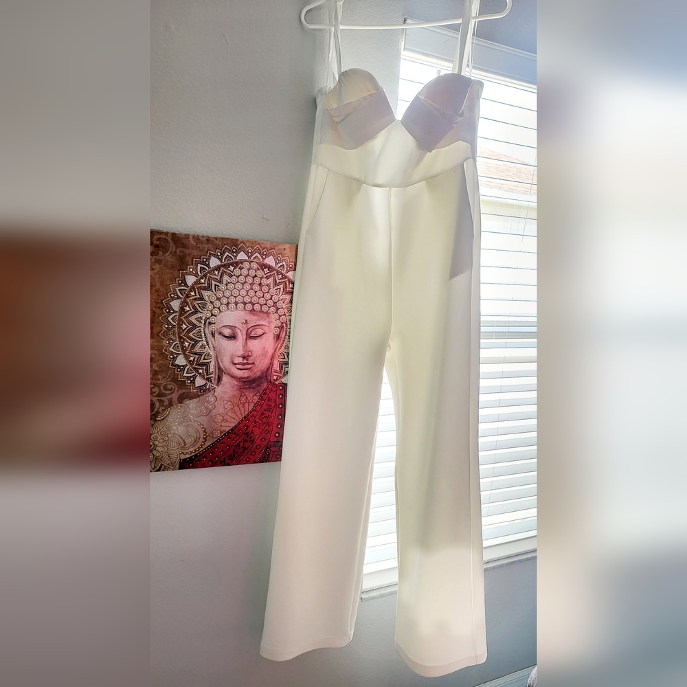 Classy White Jumpsuit
